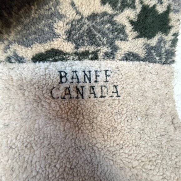 Vintage Quality Goods Canada Women Small Gray Sherpa Fleece Vest Pocket Full-Zip - Picture 7 of 9